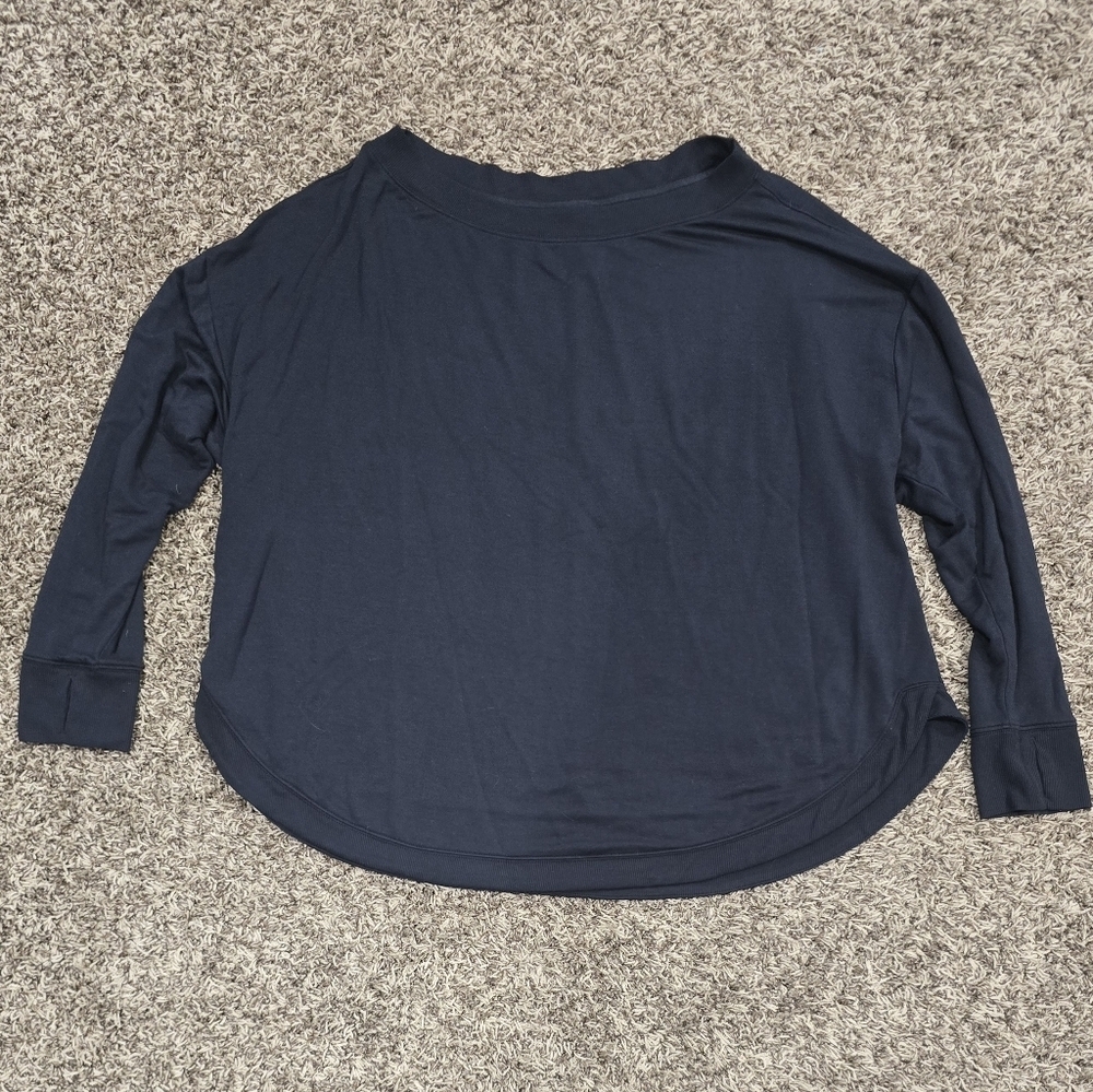All In Motion Women's Super Soft Modal Sweatshirt Black Size 2X